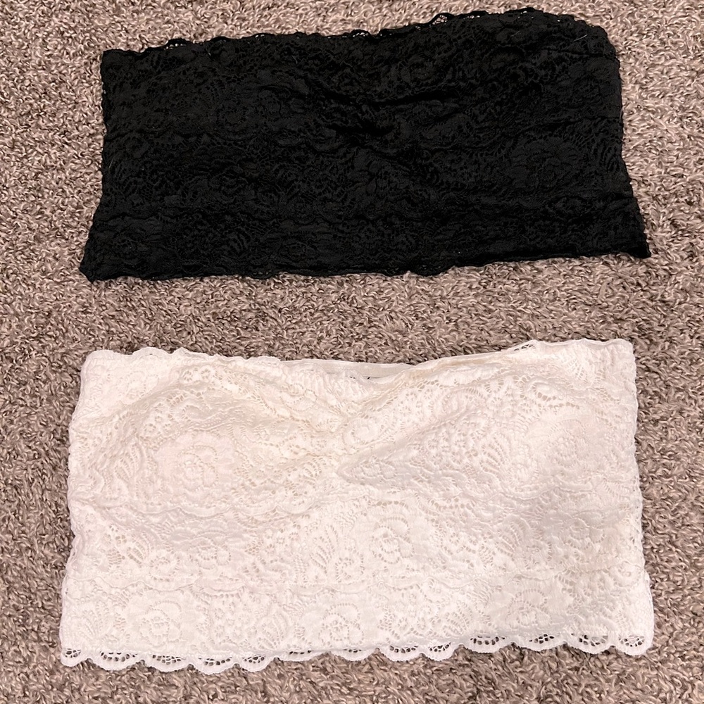 Strapless lace bra by Flititude